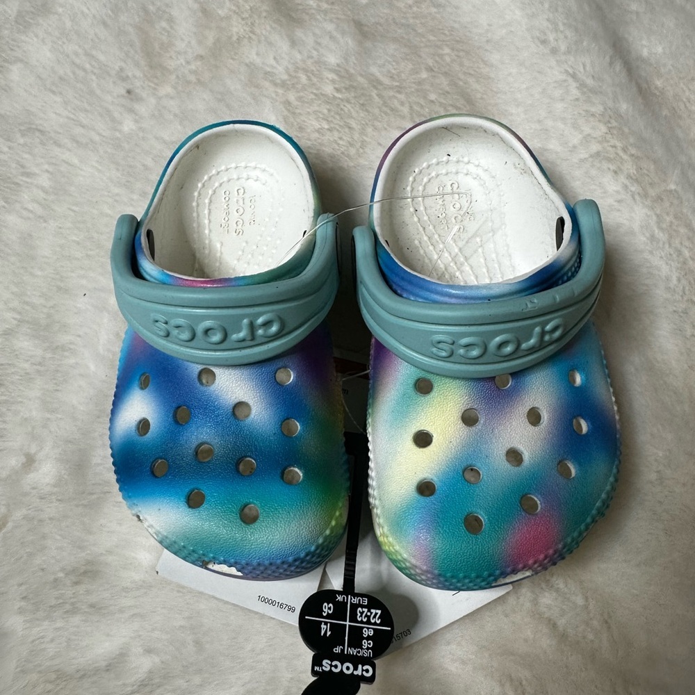 CROCS Kids' Multicolor Slip-On Slippers